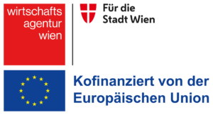 Logo der Wirtschaftsagentur Wien, Kofinanziert von der Europäischen Union