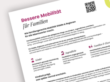 Factsheet zu Familienmobilität